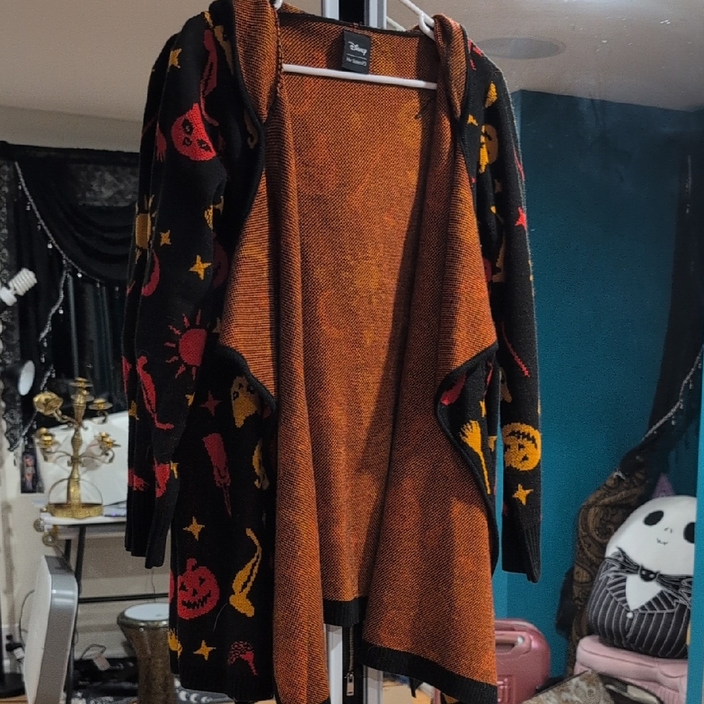 Her Universe Orange and Black Knit Top
